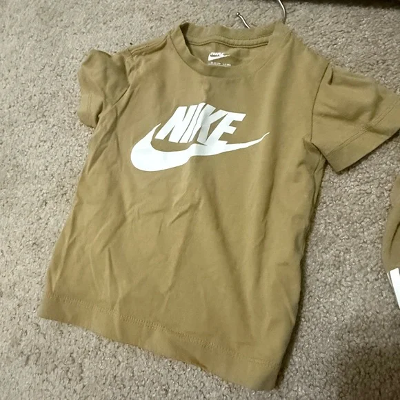 Nike Kids Olive T-Shirt and Shorts Set - Picture 2 of 4